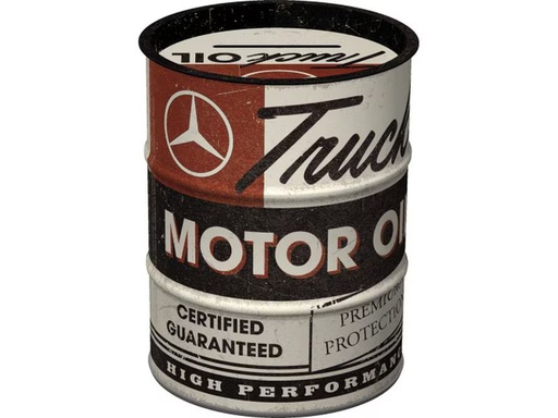 [90345915 1685877] Nostalgic Art Spardose Ölfass Daimler Truck Schriftzug
