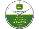 Nostalgic Art Wanduhr John Deere Ø 31 cm, Grün/Weiss