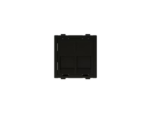 [90346080 1692664] Max Hauri Keystone-Modul für 2x RJ-45, Anthrazit