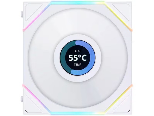 [90346192 1692232] Lian Li PC-Lüfter UNI FAN TL LCD Reverse Blade - 120 mm Weiss