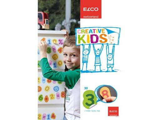 [90054761 1059662] ELCO Motivsticker Creative Kids Zahlen, 10 Blatt