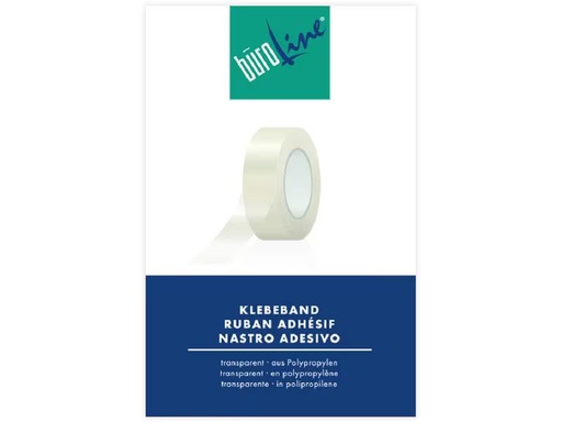 [90346267 1400779] Büroline Klebeband 15 mm Transparent, 10 Stück
