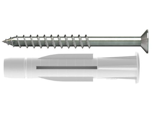 [90054770 1073145] Tox-Dübel Allzweckdübel Trika 10x61 mm, inkl. Schraube 10 Stück