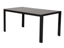 COCON Tisch Alice, 150 x 90 cm, Grau/Schwarz