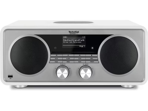 [90346460 1707826] Technisat DAB+ Radio DigitRadio 602 Silber/Weiss