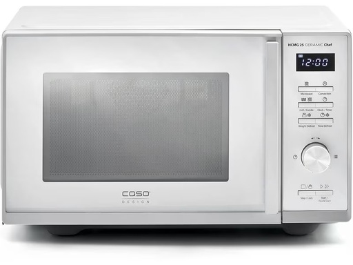 [90346622 1706400] Caso Mikrowelle mit Grill HCMG 25 Ceramic Chef Silber