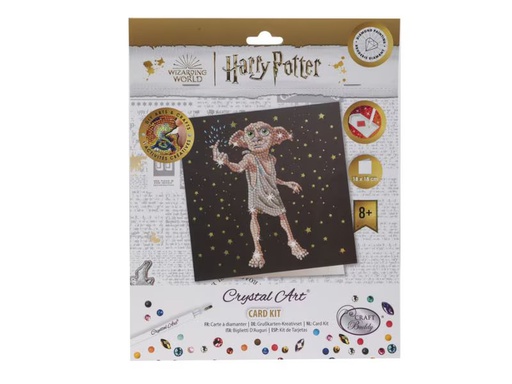 [90346698 1704582] CRAFT Buddy Bastelset Crystal Art Card Dobby der Hauself