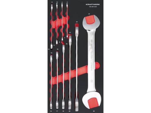 [90346950 1704253] Kraftwerk Doppelringschlüssel-Set Pro Line EVA3 10-teilig