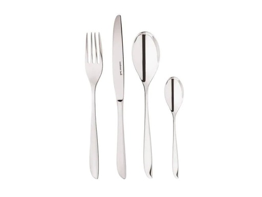 [90054837 726607] Sambonet Besteck-Set Leaf 24-teilig, Silber