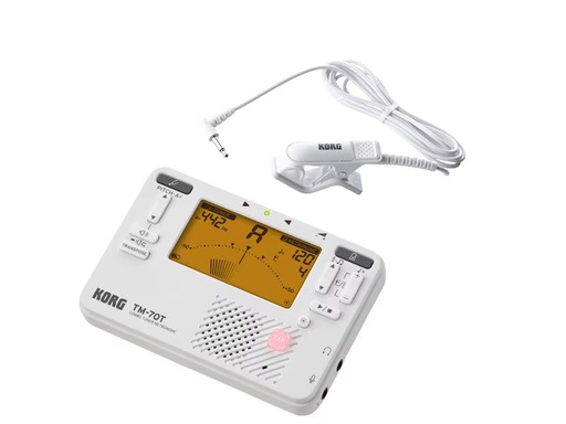 [90346982 1695258] Korg Stimmgerät TM-70 Set Weiss