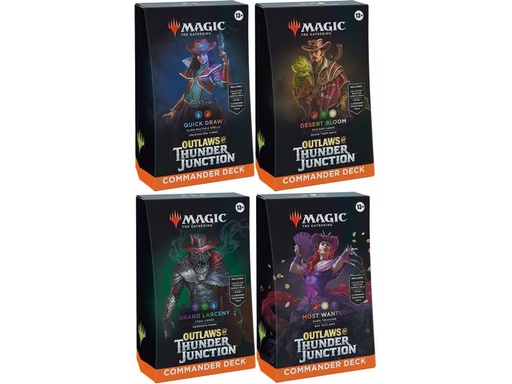 [90347000 1689867] Magic: The Gathering Outlaws of Thunder Junction: Commander-Decks Display -EN-
