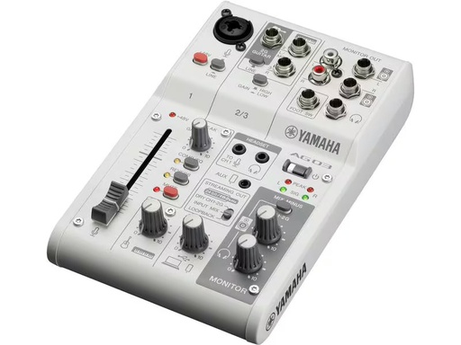 [90347023 1392219] Yamaha Mischpult AG03 MK2 – Weiss
