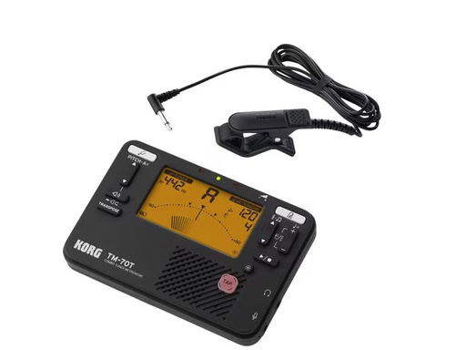 [90347055 1695257] Korg Stimmgerät TM-70 Set Schwarz