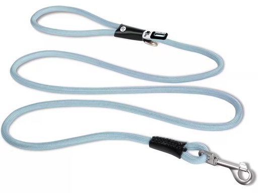 [90347080 1627246] curli Hundeleine Stretch Comfort SE24 Airblue, ø 8 mm / 1.8 m