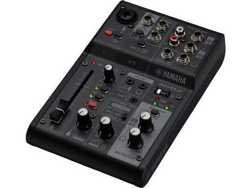 [90347121 1392211] Yamaha Mischpult AG03 MK2 – Schwarz