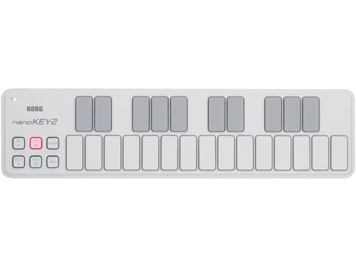 [90347188 665222] Korg Controller nanoKEY2 – 25 Tasten, Weiss