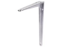 STRUCT Alukonsole poliert 17.5 x 20 cm Silbergrau