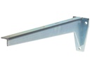 STRUCT Stahlkonsole verzinkt 38 x 13 cm Silbergrau