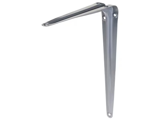 [90347436 1687403] STRUCT Blechkonsole 25 x 30 cm Grau