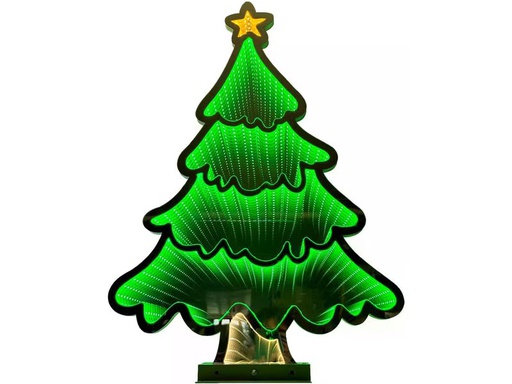 [90347668 1681614] Dameco LED-Figur Infinity Tannenbaum, 237 LEDs, 60 cm, Grün