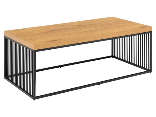 [90347787 1702483] AC Design Couchtisch Strington 120 x 60 x 42 cm, Braun/Schwarz