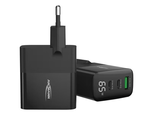 [90347918 1705874] Ansmann USB-Wandladegerät Home Charger HC365PD 3A, 65W, 3x USB