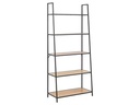 AC Design Regal Seaford 77 x 36 x 174.5 cm, Eiche/Schwarz matt