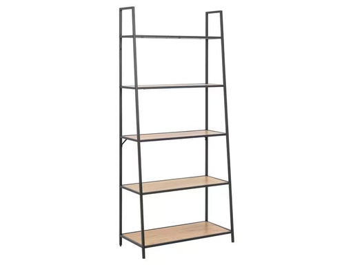 [90347935 1702469] AC Design Regal Seaford 77 x 36 x 174.5 cm, Eiche/Schwarz matt