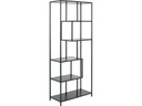 AC Design Regal Seaford 77 x 35 x 185 cm, Schwarz