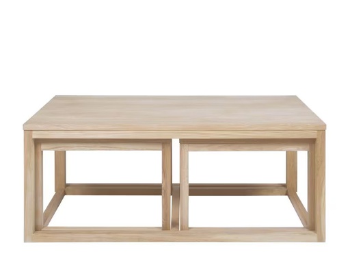 [90347974 1702459] AC Design Couchtisch Cornus 3-er Set, Nature