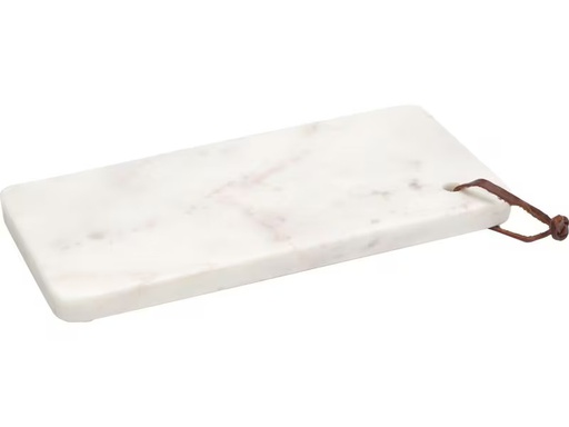 [90348031 1681388] FURBER Servierplatte Marmor Weiss, 25 x 12 cm