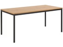 AC Design Tisch Seaford Eiche/Schwarz