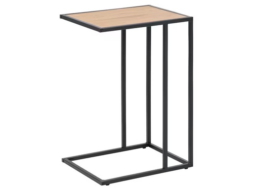 [90348067 1702435] AC Design Beistelltisch Seaford Eiche/Schwarz