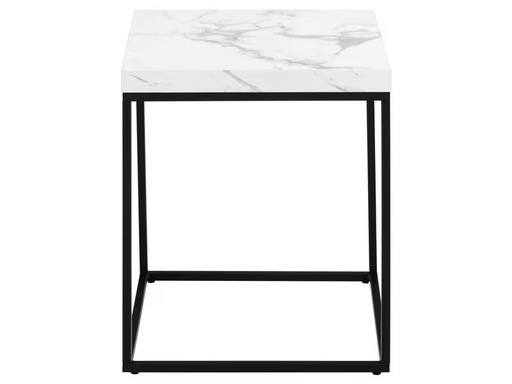 [90348108 1702488] AC Design Couchtisch Barossa 40 x 40 x 45 cm, Schwarz/Weiss