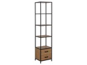 AC Design Regal Seaford 42 x 35 x 185 cm, Eiche