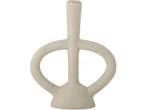 [90348164 1598337] Bloomingville Kerzenständer Ramina 1 Stück, Alt Weiss