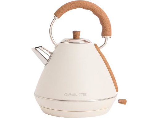 [90348165 1674768] Create Wasserkocher Retro L 1.7 l, Crème