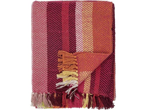 [90348263 1349939] Bloomingville Decke Amra 130 x 150 cm, Mehrfarbig
