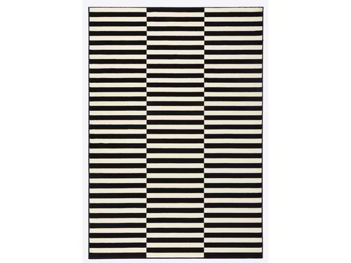 [90348613 1711354] Hanse Home Teppich Panel 120 cm x 170 cm, Crème/Schwarz