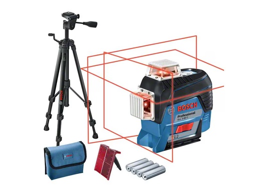 [90348731 1710619] Bosch Professional Linienlaser mit Baustativ BT 150, GLL 3-80 C, 30 m