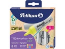 Pelikan Textmarker 490 eco Set 6 Stück, Mehrfarbig
