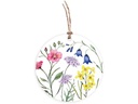 Grätz Geschenkanhänger Wildblumen Rund, Ø 7.8 cm