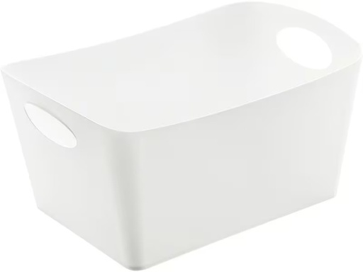[90349455 1711276] Koziol Aufbewahrungskorb Boxxx M, Weiss, 3.5 l