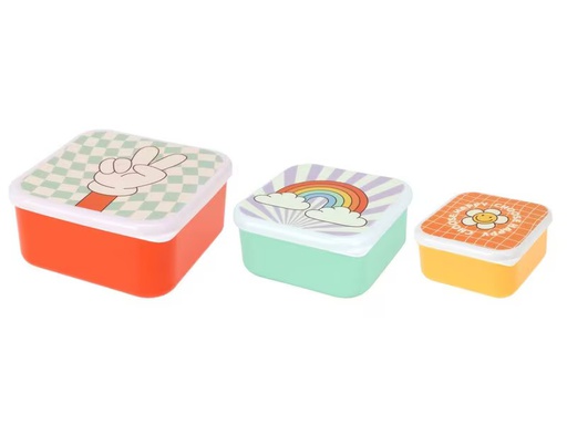 [90349456 1689721] FURBER Lunchbox Set, 3-teilig Mehrfarbig