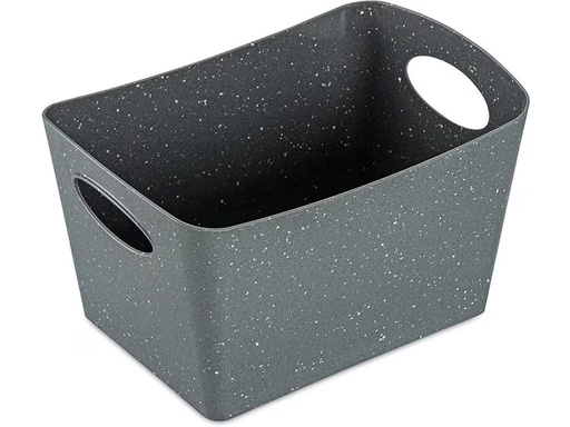 [90349488 1711278] Koziol Aufbewahrungskorb Boxxx S, Grau, 1 l