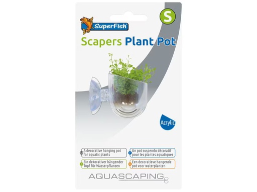[90349539 1707582] SuperFish Scapers Pflanzentopf Klein