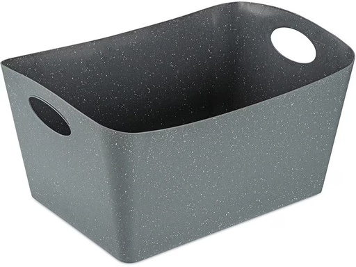 [90349545 1711269] Koziol Aufbewahrungskorb Boxxx L, Grau, 15 l