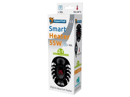 [90349776 1707558] SuperFish Smart Mini Heater 55 Watt