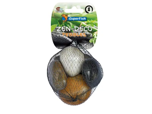 [90349882 1707598] SuperFish Dekoration Zen Deko Pebble Medium Mix 450 g