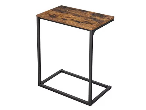 [90349985 1706268] VASAGLE Beistelltisch 55 x 35 x 66 cm, Braun/Schwarz